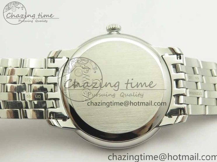 0402 De Ville SS RXW 1:1 Best Edition Black Dial on SS Bracelet A2892 (Free Leather Strap) Sporty 8017